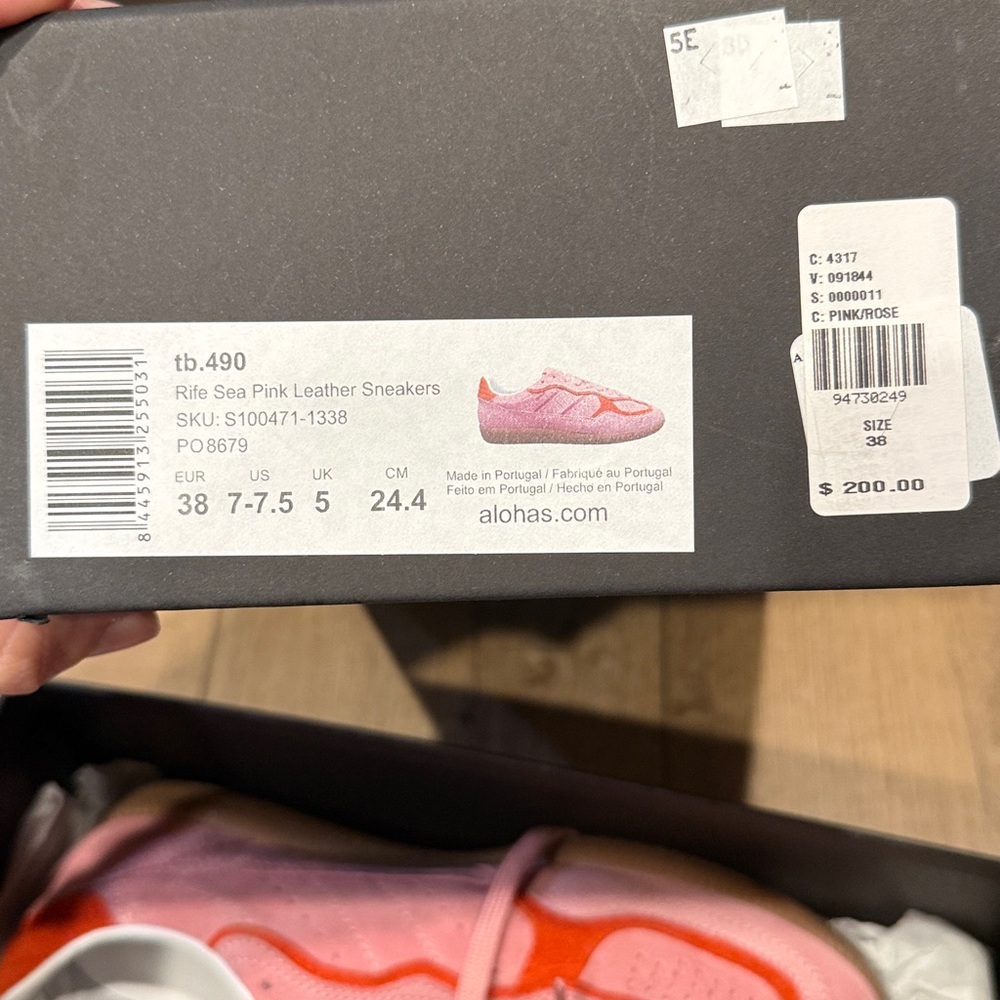 ALOHAS Tb.490 Rife Sneakers In Sea Pink - Picture 6 of 6